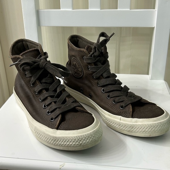 Converse X John Varvatos Men’s 6.5 Brown Leather Chuck Taylor All Star Shoes - Picture 2 of 11